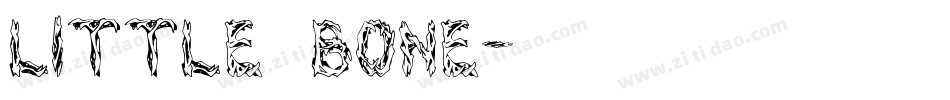 Little Bone字体转换